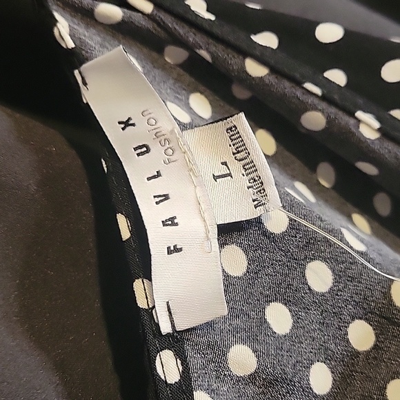 NWT Windsor Large Romper Short Polka Dot Long Sleeve Back Zip Ruffle - Picture 13 of 16
